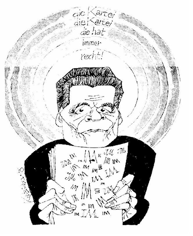 Gauck mit Heiligenschein